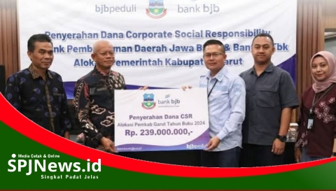 DKM di Garut Terima CSR Rp. 239 Juta dari Bank BJB 