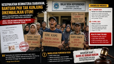Janji Diingkari Aparat Desa Dinilai Pasif: Warga Beneran Desak Penindakan Dugaan Penyalahgunaan Bansos PKH