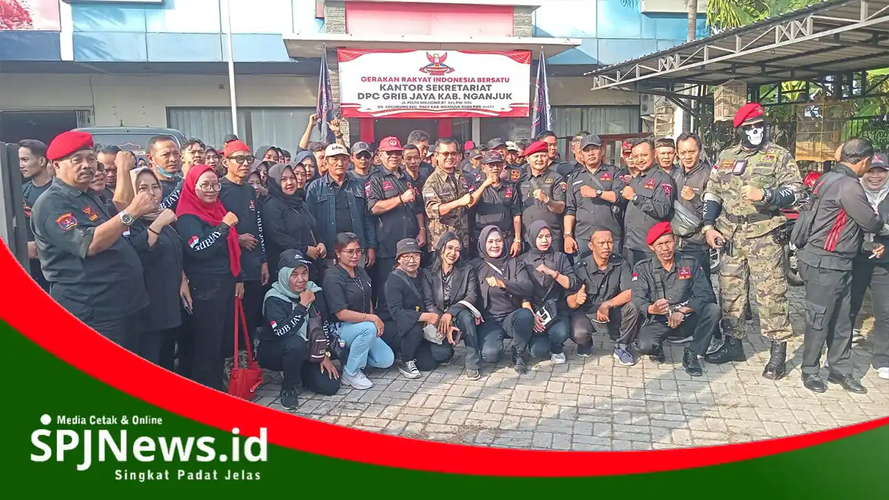 GRIB JAYA Nganjuk Siap Sambut Kunjungan Presiden Prabowo di Sukomoro