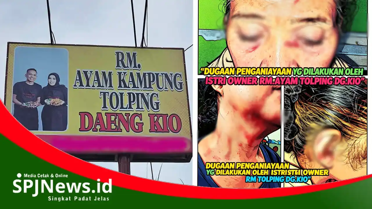 Dugaan PENGANIAYAAN Yang Dilakukan Istri OWNER RM.AYAM TOLPING DG.KIO' Dalam Waktu Dekat Akan Digelar Perkarakan Jajaran Polres Gowa 