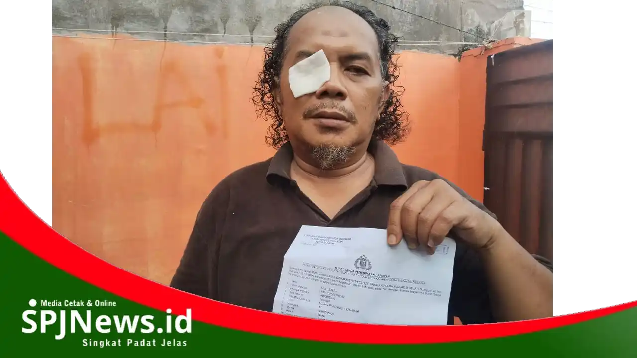 Diberitakan Kasus Dugaan KDRT, Pria di Takalar Diduga Aniaya dan Ancam Bunuh Wartawan, Polisi Tidak Berani Tangkap Pelaku