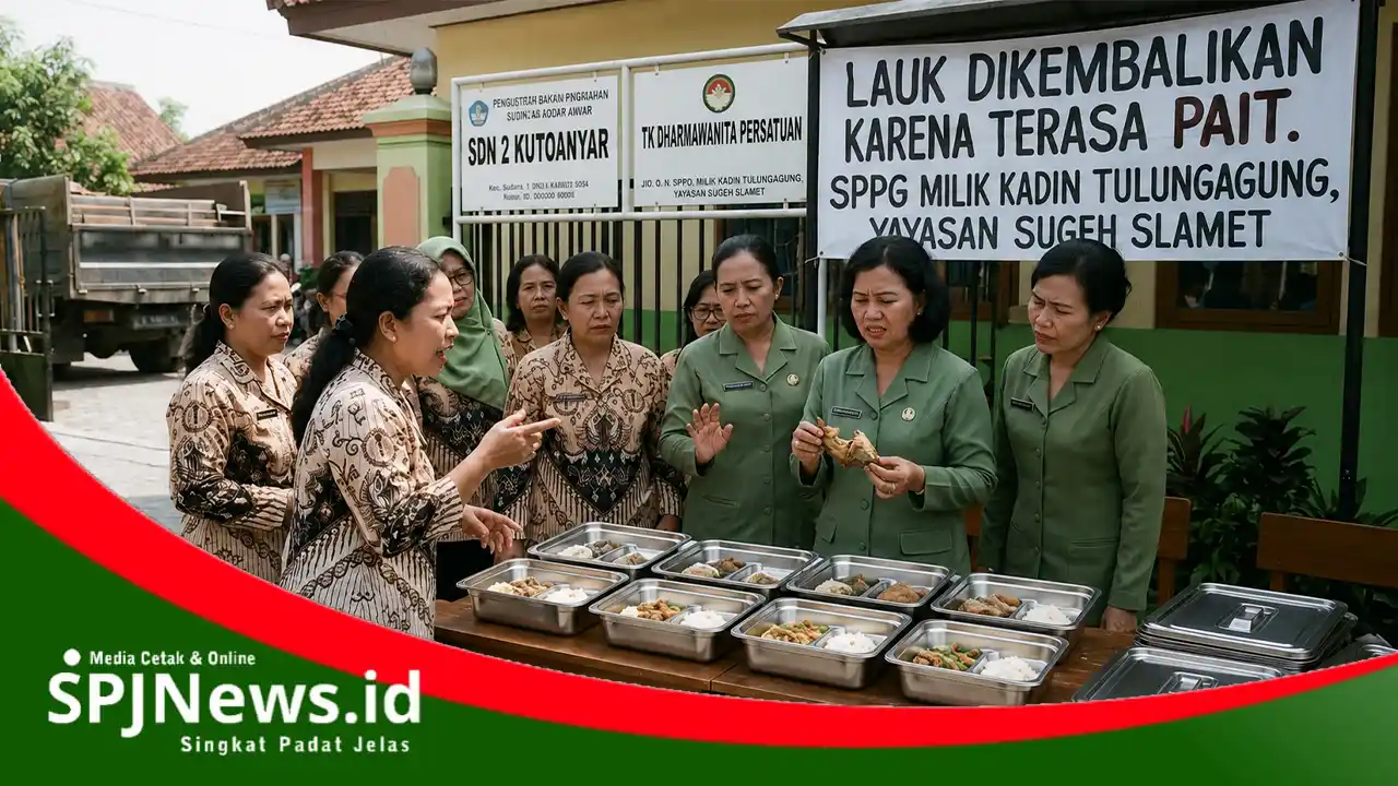 MBG di TK Dharmawanita dan SDN 2 Kutoanyar dikembalikan Lauknya Pait: SPPG Milik Kadin Tulungagung, Yayasan Sugeh Slamet 