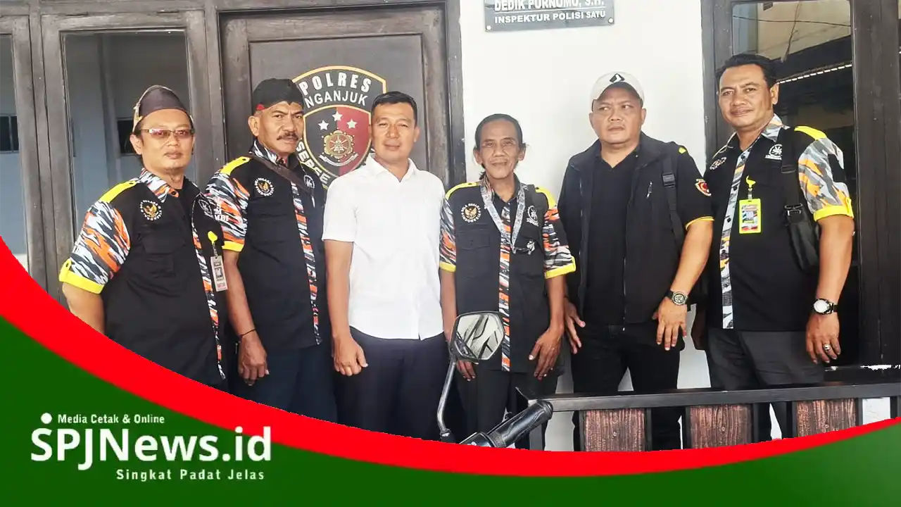 GMBI NGANJUK, Sambangi Unit III Tipikor Polres Nganjuk.