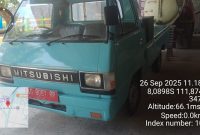 Mobil diparkiran IPLT Moyoketen plat nomor nya sudah Mati